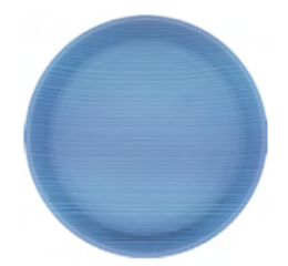 NADIR PRATO DE MESA DIAMANTE SKY AZ FD 583803 C/24